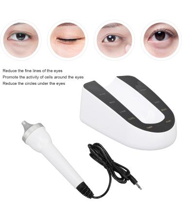 Ultrasound Eye Beauty Machine Electric Face Massager Fade Wrinkles Skin Tightening Machine Promote Circulation Reduce Dark Circles Eye Skin Care Device USB Rechargeable - Buy Online on GoSupps.com