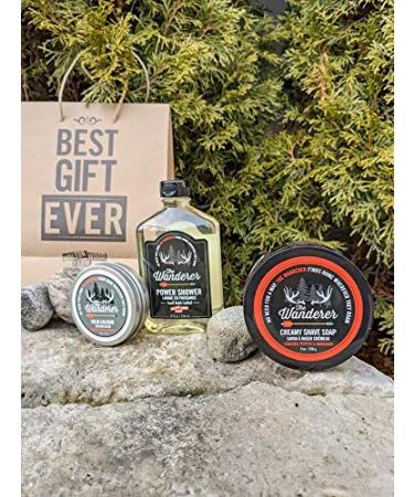 Walton Wood Farm Creamy Shave Soap (The Wanderer) - Vegan-Friendly Paraben-Free | 8 oz | International Shipping Available - Buy Online on GoSupps.com