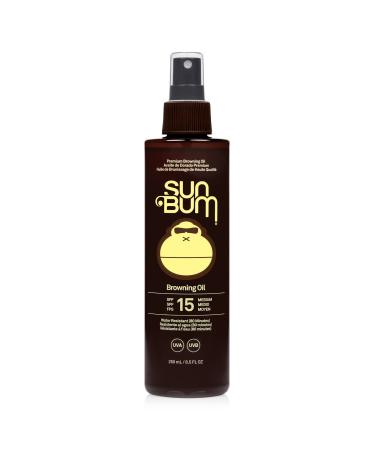 Sun Bum SPF 15 Moisturizing Browning Oil Broad Spectrum UVA/UVB Protection Tanning Oil Vegan Formula Made With Coconut Oil 250ml - Buy Online on GoSupps.com