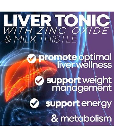 Herb Tonics Liver Cleanse Detox with Milk Thistle - 120 Capsules - Buy Online on GoSupps.com