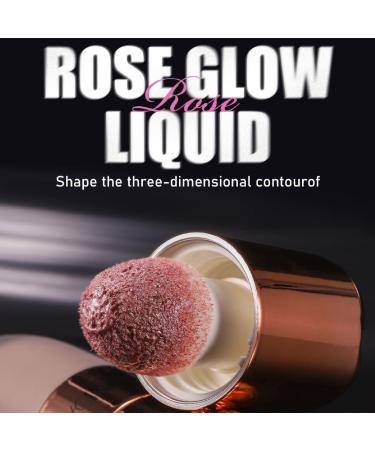  Beliky Girl Liquid highlighter face bronzer with pillow applicator natural shimmer finish light cream and gradient brightening face makeup #Eros - Buy Online on GoSupps.com