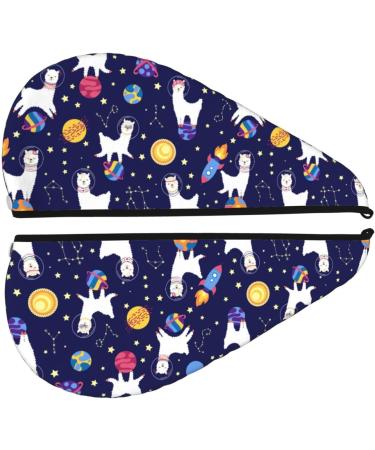 Shop Lama in Space Microfiber Hair Towel - Super Absorbent Coral Velvet Wrap for Long Curly & Thick Hair - Quick Dry & Soft for Women - Buy Online on GoSupps.com