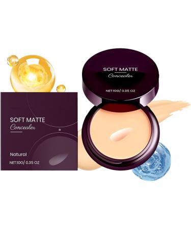 Matte Concealer Full Coverage Waterproof Concealer Cream Lightweight 10 Gram Waterresistant Cream for Daily Use Indoor and Outdoor Natural color - Buy Online on GoSupps.com