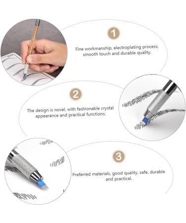 Angoily 1pc Durable Useful Microblading Embroidered Pen Manual Tool Shaping Tattoos Eyebrow Practical - Buy Online on GoSupps.com