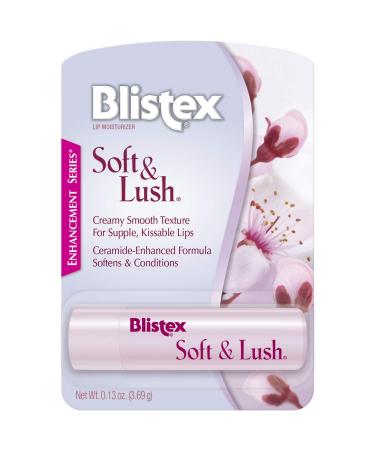 Blistex Soft & Lush Lip Protectant  0.13 Ounce Tube   Softens & Conditions  Creamy Smooth Texture  Hydrating Lip Balm  Daily Lip Hydration