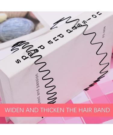 6 PCS Black Metal Hairbands & Bobby Pins - Stylish Headbands for Men & Women - Buy Online on GoSupps.com