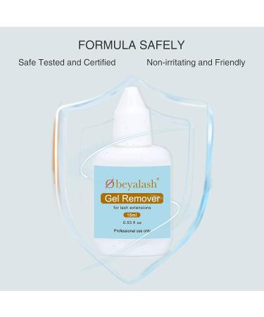 Obeyalash 15ml Professional Eyelash Extension Remover - Easy, Quick, Powerful Gel Formula for Gentle Glue Removal - Buy Online on GoSupps.com