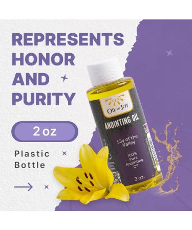 Anointing Oil Lily of The Valley 2oz - Honor & Purity Perfect Gift for Pastors Home Blessings Biblical Inspiration - Buy Online on GoSupps.com