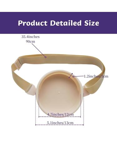 Stoma Ostomy Waterproof Bath Cover | Adjustable Silicone Shower Cover in Beige - Perfect for Comfort & Protection - Buy Online on GoSupps.com