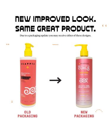 Alaffia Beautiful Curls Curl Activating Cream Shampoo - Unrefined Shea Butter for Curly to Kinky Hair (12 fl oz) - Buy Online on GoSupps.com