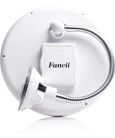 Fancii Chrome Gooseneck Attachment with Locking Suction Cup - Compatible with Luna, Mira, and Maya LED Mirror Series - Buy Online on GoSupps.com