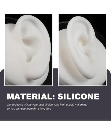 Artibetter Ear Model Set - Silicone Ear Presentation & Piercing Props for Professional Displays - Buy Online on GoSupps.com