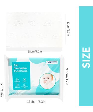 Plus Lotion Facial Tissues Soothing Nose Papers 3 Ply Ultra Soft Travel Size On-The-Go Pocket Refill Pack for Sensitive Skin (40 Count-Pack of 10) 40 Count (Pack of 10) - Buy Online on GoSupps.com