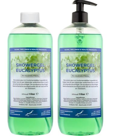 Claudius Claudius Eucalyptus Shower Gel 2 x 1 l with pump (transparent)