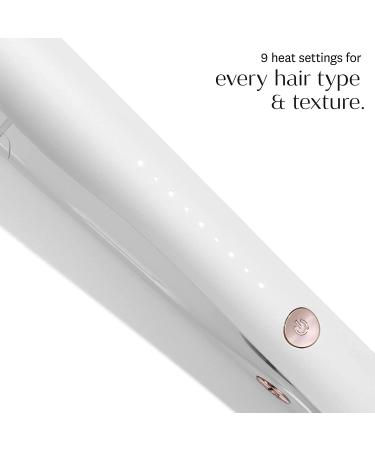 T3 Lucea 1 Professional Digital Ceramic Flat Iron (White/Rose Gold) | 9 Heat Settings for Straightening, Styling, and Curling - Ideal for All Hair Types - Buy Online on GoSupps.com