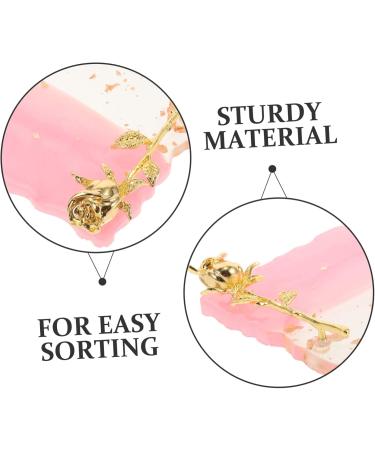  CALLARON CALLARON Nail Art Palette Non-Slip Color Mixing Plate for Nail Polish Vintage Design with Display Frame Durable Resin Material for Professional Personal Use - Buy Online on GoSupps.com