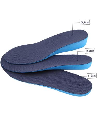 PU Shoe Insoles - Height Increasing Inserts Comfortable Heel Lifts Odorless Shoe Pads Size 6 - Buy Online on GoSupps.com