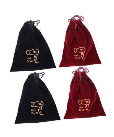 CANIGHT 4pcs Storage Bag Drawstring Bags Drawstring Bags Hair Tools Travel Bag Travel Tote Bag Fabric