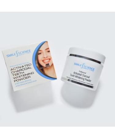 Smile Science Harley Street Professional Activated Charcoal Teeth Whitening Powder - Buy Online on GoSupps.com