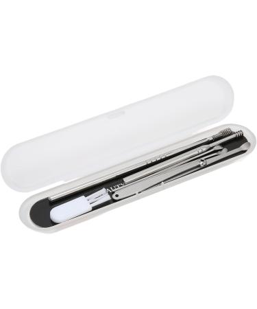7-in-1 Ear Wax Remover Tool Set - Portable Stainless Steel Ear Cleaning Kit with Brush & Storage | International Shipping Available - Buy Online on GoSupps.com