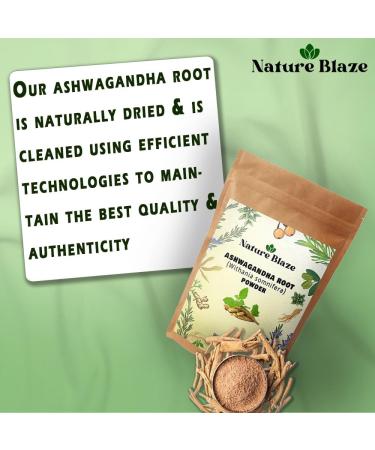 Nature Blaze Ayurvedic Indian Ashwagandha Powder 4 Oz (114 Gm/0.25 lb) - Buy Online on GoSupps.com