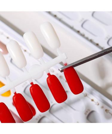 BNG Nail Display Book - 216 Color Nail Gel Polish Chart in Black Leather Book | Nail Art Salon Design Display with 240 Pcs False Nails Tips - Buy Online on GoSupps.com