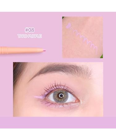 Anself 01g Color Ultra Fine Rotating Eyeliner Gel Pen Smooth Flowing Water Resistant Long Lasting Smudge Resistant Natural Eyeliner 08 Taro Purple - Buy Online on GoSupps.com