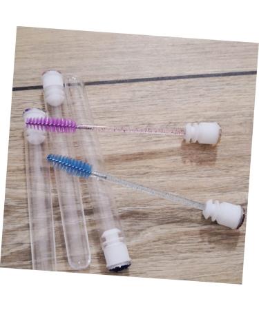 Mikinona Fake Eye Lashes 10pcs Hollow with Drill Eyelash Holder Colored Mascara Small Eyelash Brush Precision Tube Woman - Buy Online on GoSupps.com