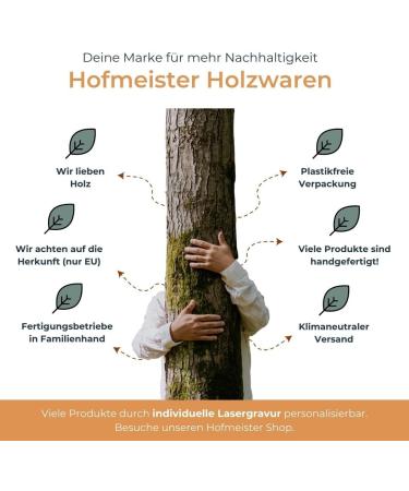 Hofmeister Beech Wood & Leather Fly Clappers - 2-Pack Mosquito Catchers from Europe (47.5 cm) - Effective Insect Racket with Get All !!! Slogan - Buy Online on GoSupps.com