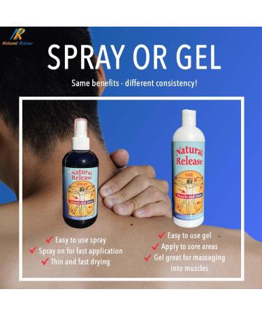 Natural Release Muscle & Joint Gel - Fast Acting Relief for Sore Back Knees Hips & Aches - Menthol Free (16 oz - Buy Online on GoSupps.com