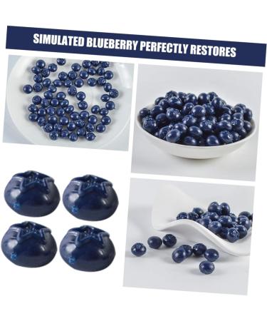 DIKACA Cake Decorations Decorative Blueberries Artificial Fruits 50pcs Simulation Blueberry Pvc Cake Material Simulated Blueberries Lifelike Fruit Decorations Fake Fruit - Buy Online on GoSupps.com