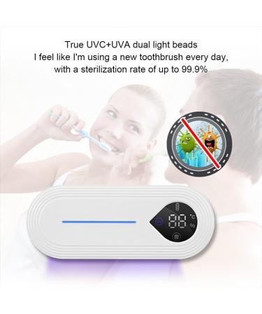 Osiuuujkw Cordless Toothbrush Sterilizer with Anti-Eyebrow Function - Wall-Mounted Bacterial Growth Inhibitor for Home Use - Buy Online on GoSupps.com