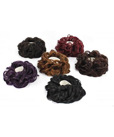 Buy Dark Brown Synthetic Hair Elastic for Chignon Hairstyles | Hairpieces & Clips Online - Buy Online on GoSupps.com