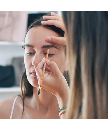 Eyebrow - Double Ended Eyebrow Pencil Retractable Pencil Eye Brown Makeup Brow Stylist Definer for Women Taupe - Buy Online on GoSupps.com