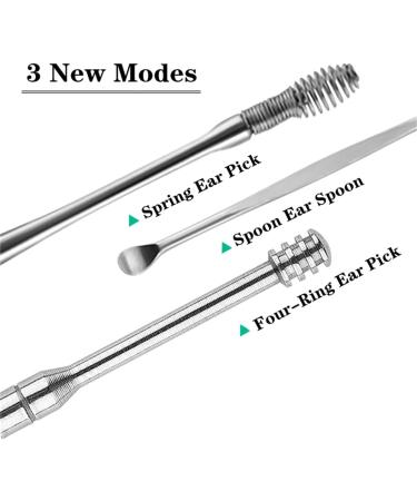 DUBUSH Professional Stainless Steel Earwax Cleaning Tool Set | 2023 Earwax Removal Kit with PU Leather Case - Yellow - Buy Online on GoSupps.com