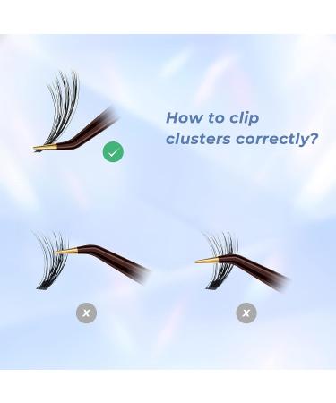 MAEXUS 240 Clusters 40D C Curl Mega Volume Wispy Eyelash Extensions DIY Kit - 0.07D 9-16mm Mix - Buy Online on GoSupps.com