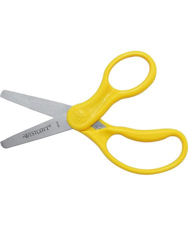 Westcott 13140 Right- and Left-Handed Scissors  Kids' Scissors  Ages 4-8  5-Inch Blunt Tip  Assorted  12 Pack - Buy Online on GoSupps.com
