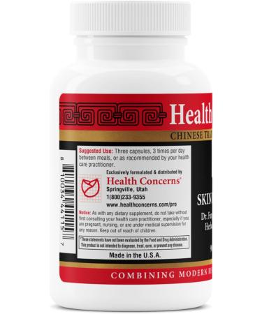 Health Concerns Skin Balance Herbal Supplement for Skin Support Itching Relief & Circulation Chinese Herbal Supplements for Men & Women Skullcap Dong Quai Coptis Root - 90 Capsules 1 Count (Pack of 90) - Buy Online on GoSupps.com