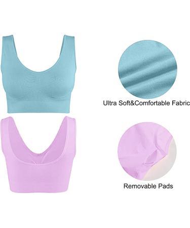 LZPCARRA Women's 3/4 Sports Bra - Seamless Wirefree BH with Full Support & Colorful Options | XL to 5XL | International Shipping Available - Buy Online on GoSupps.com
