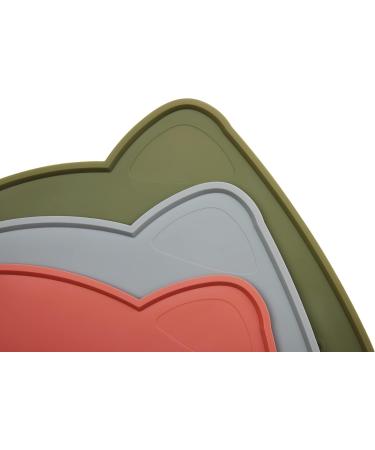 Ohmo Non-Slip Bowl Pad for Small Dogs & Cats | Waterproof Silicone Feed Pad - Camouflage Green (52x30cm) - Buy Online on GoSupps.com