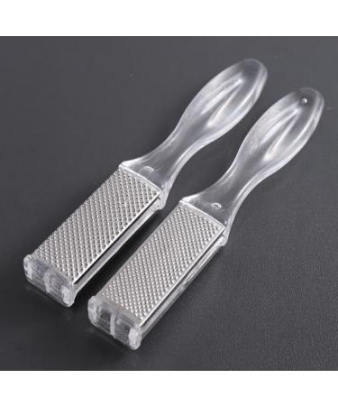 Veewon 2pcs Foot Rasp Callus Remover - Exfoliating Foot File for Smooth Skin | Silver Foot Care Tools - Buy Online on GoSupps.com