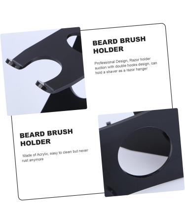 Premium Acrylic Brush Holder & Manual Razor Stand for Men | Stylish Shaving Accessories - Buy Online on GoSupps.com