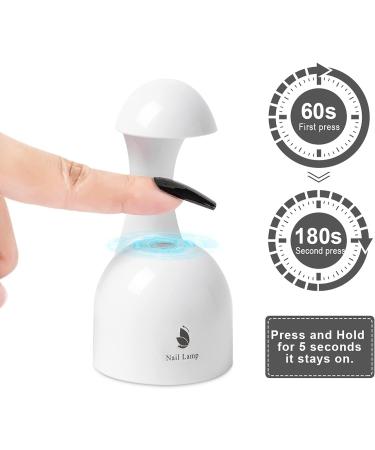 Lotifie Mini UV LED Nail Lamp - Nail Dryer for Gel Polish & Nail Art - Buy Online on GoSupps.com