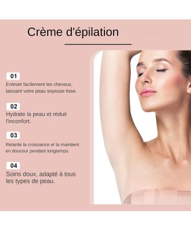 Body Hair Removal Cream | 120ml Body Hair Removal Cream with Spatula Gentle Hair Removal - For Women's Face Arms Underarms Bikini Line Legs and Other Areas - Buy Online on GoSupps.com