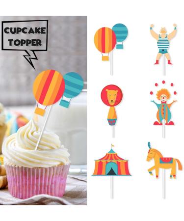 S-Cp-0101 Ice Cream Fruit Dessert Cupcake Topper Colorful Glitter Happy Birthday Sensory Pop Game Theme Decor Supplies Baby Shower Boys Girls Birthday Party Decorations - Buy Online on GoSupps.com