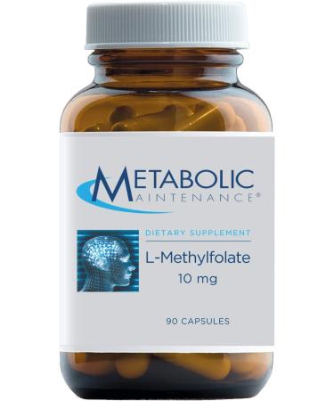 Metabolic Maintenance Cardiovascular Support Set: L-Methylfolate 10mg + Magnesium Glycinate & Vitamin C - 90 Capsules + 180 Capsules - Buy Online on GoSupps.com