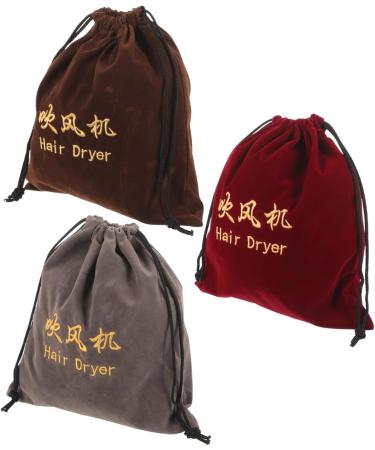 NOLITOY 6 Pcs Hair Dryer Storage Bag Hair Dryer Pouch Blow Dryer Bag Velvet Storage Bag Fabric - Buy Online on GoSupps.com