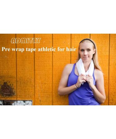 ADMITRY Pre Wrap Tape Athletic 3 Rolls Black Prewrap - Ideal for Hair Foam Underwrap & Sports Wrap - Buy Online on GoSupps.com