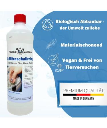 Pandaclean Ultrasonic Cleaning Agents - 2x 1L Concentrate for Glasses Dental Tools Gold Coins & More | Waterproof & International Shipping - Buy Online on GoSupps.com