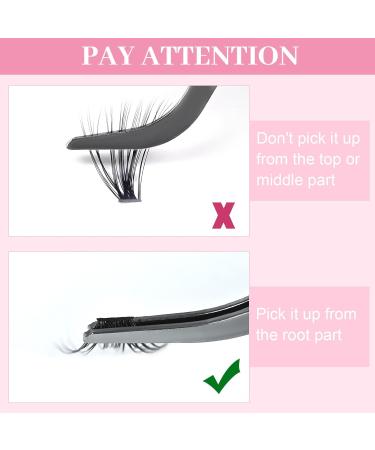 BELEVO 240 Individual Eyelashes Cluster Lashes Kit Natural D Curl Fluffy Lash Clusters DIY Eyelash Clusters Extensions at Home Reusable 30D+40D 11-16MM - Buy Online on GoSupps.com